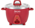 Stainless Steel Rice Cooker 6-Cup - Compact One-Touch Cooker
