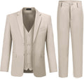 Boy's 3 Piece Formal Suit Set Slim Fit Tuxedo - Adjustable Waist