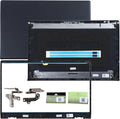 LCD Back Cover Top Case Lid with Front Bezel Frame for DELL Inspiron