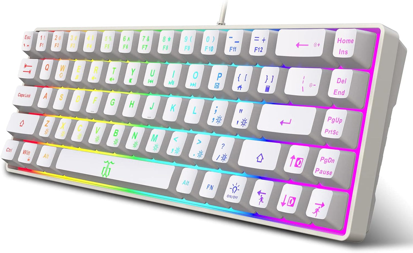 Compact 68-Key RGB Gaming Keyboard