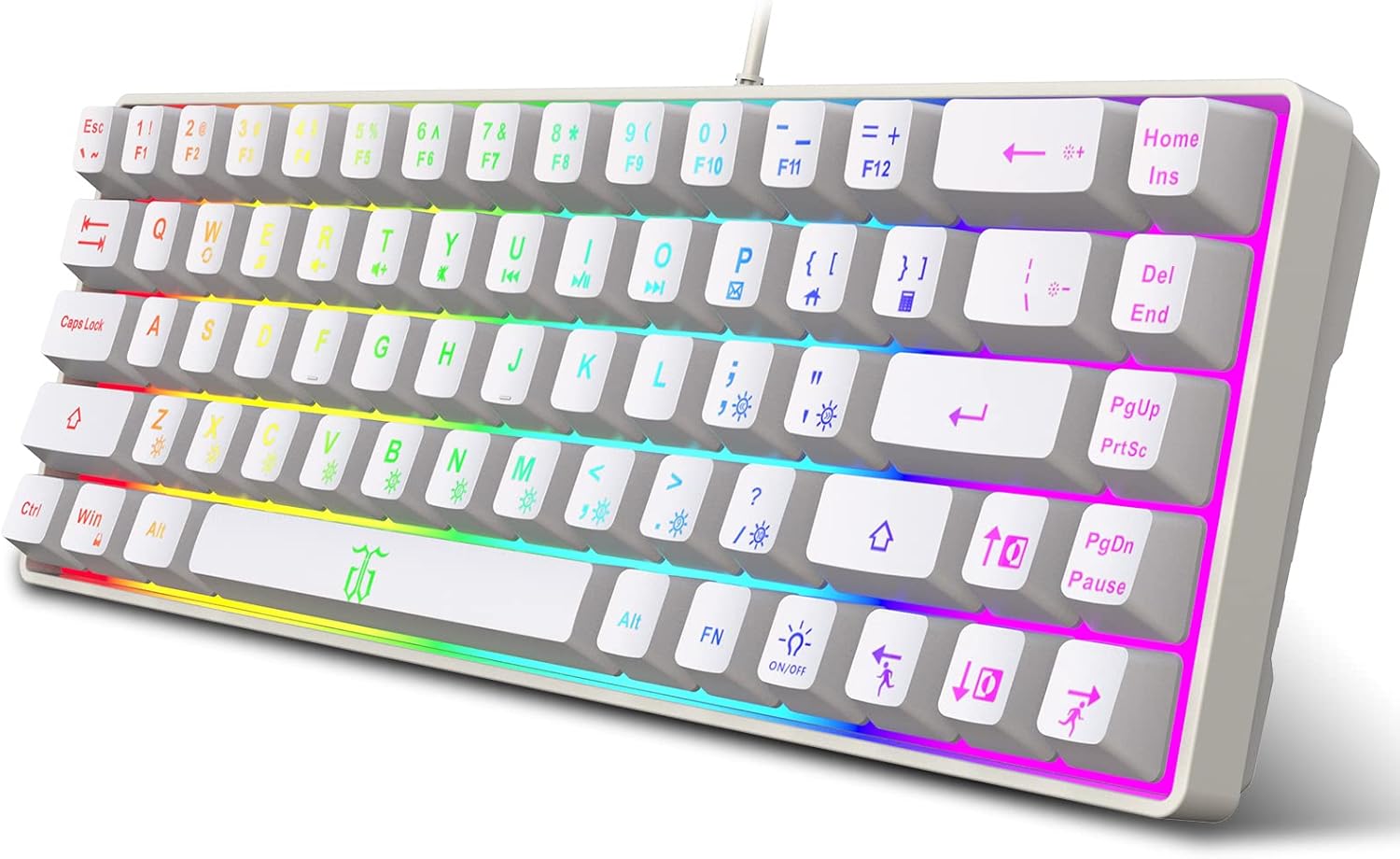 Compact 68-Key RGB Gaming Keyboard