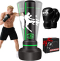 Freestanding Punching Bag with Gloves for Adult Training Fitness