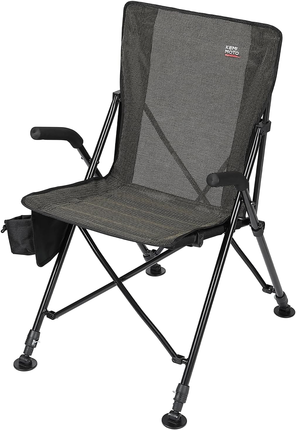 KEMIMOTO Folding Camping Chair: Adjustable, Comfortable & Stable
