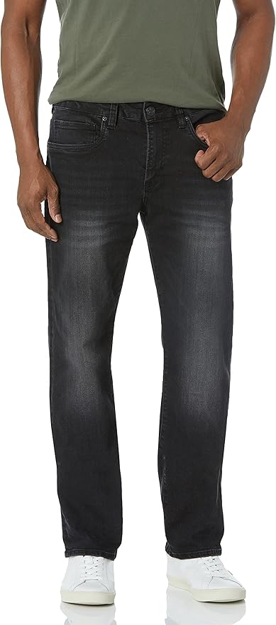 Buffalo David Bitton Men's Straight Six Jeans for Comfort and Style
