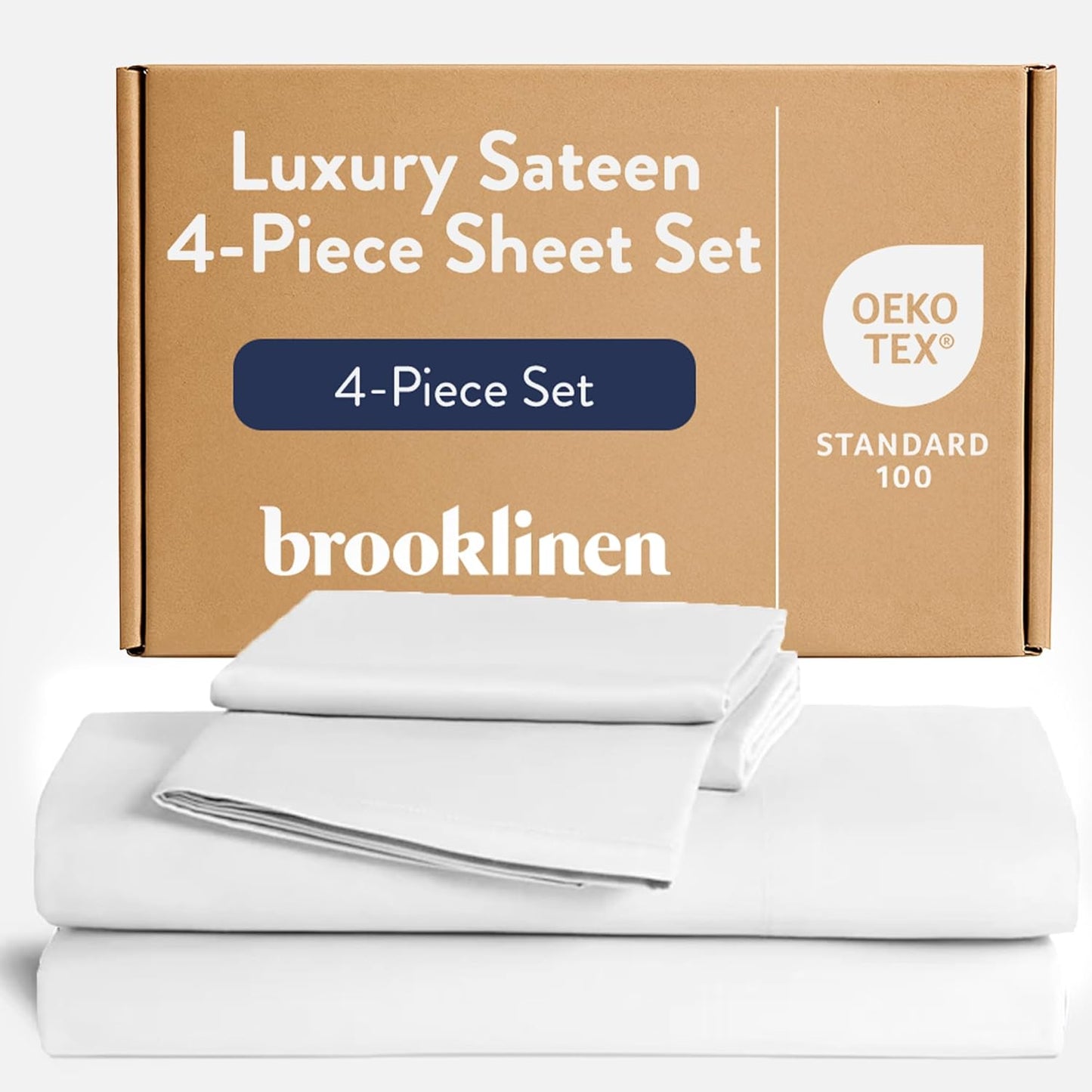 Luxury Sateen 4 Piece Sheet Set for Ultimate Comfort and Style