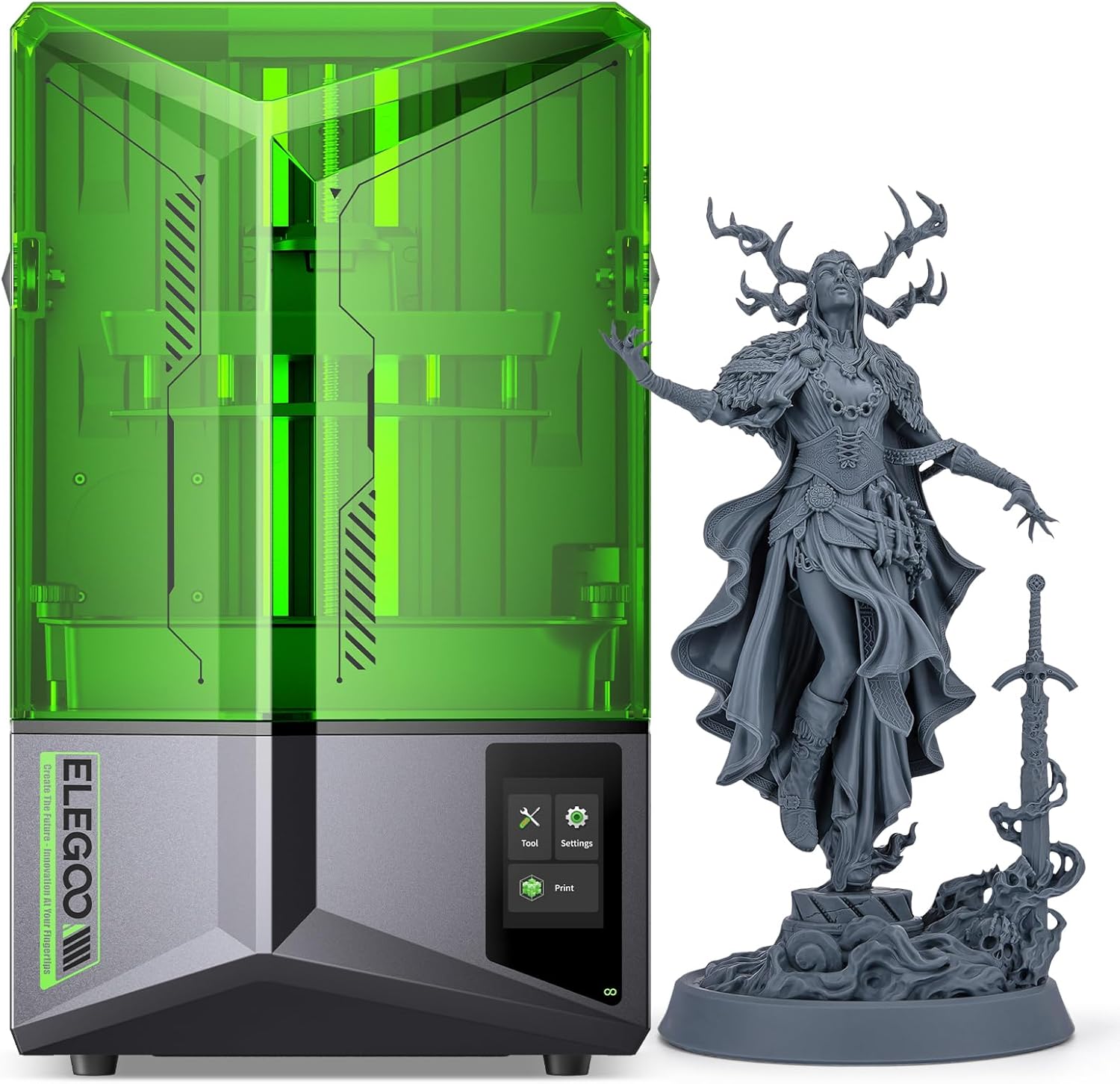 ELEGOO Saturn 4 12K MSLA Resin 3D Printer with Auto Leveling