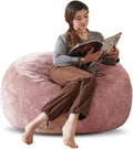 Cozy Memory Foam Bean Bag Chair for Adults & Teens