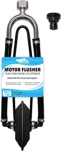 Steel Dual Feed Muff Style Heavy Duty Boat Motor Flusher - Dual Flow
