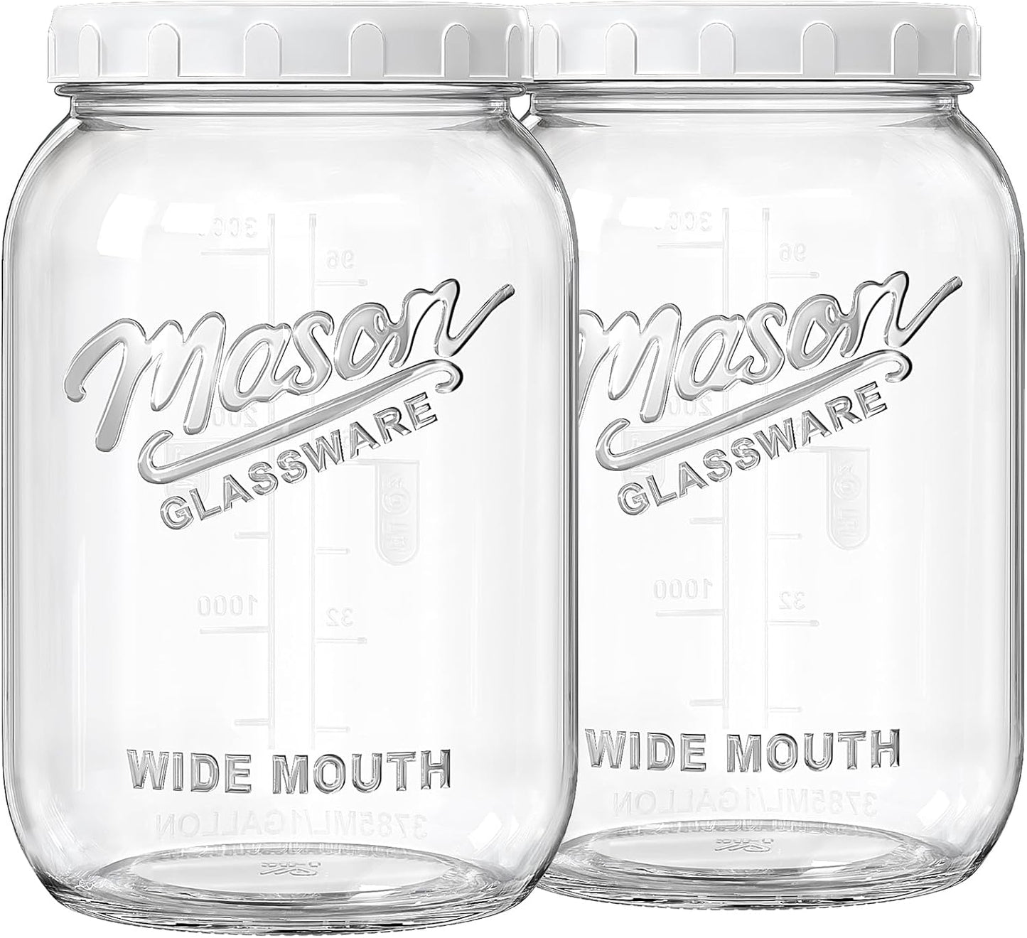 1 Gallon Glass Jar with Lid - Perfect for Food Storage Needs