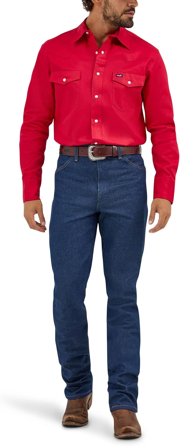 Wrangler Men's Cowboy Cut Western Chambray Work Shirt Review