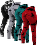 Womens Tie Dye High Waisted Workout Leggings - Butt Lift Comfort