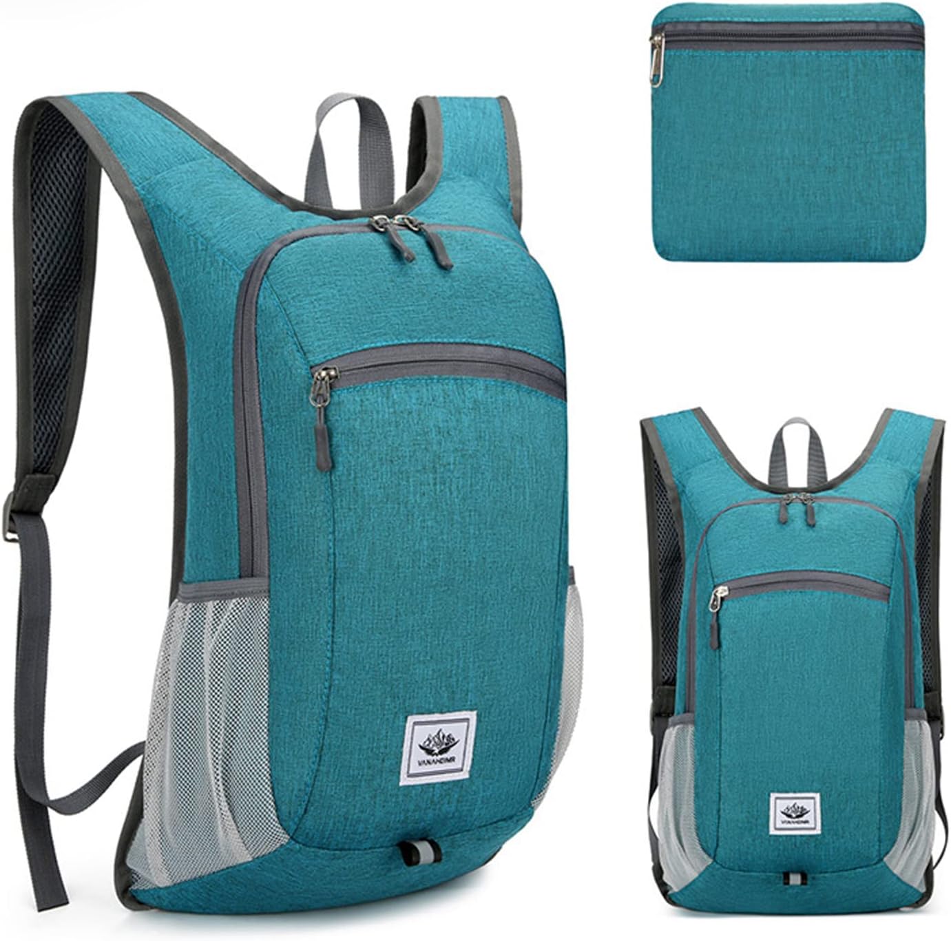 Ultra-Light 12L Foldable Hiking Backpack - Green