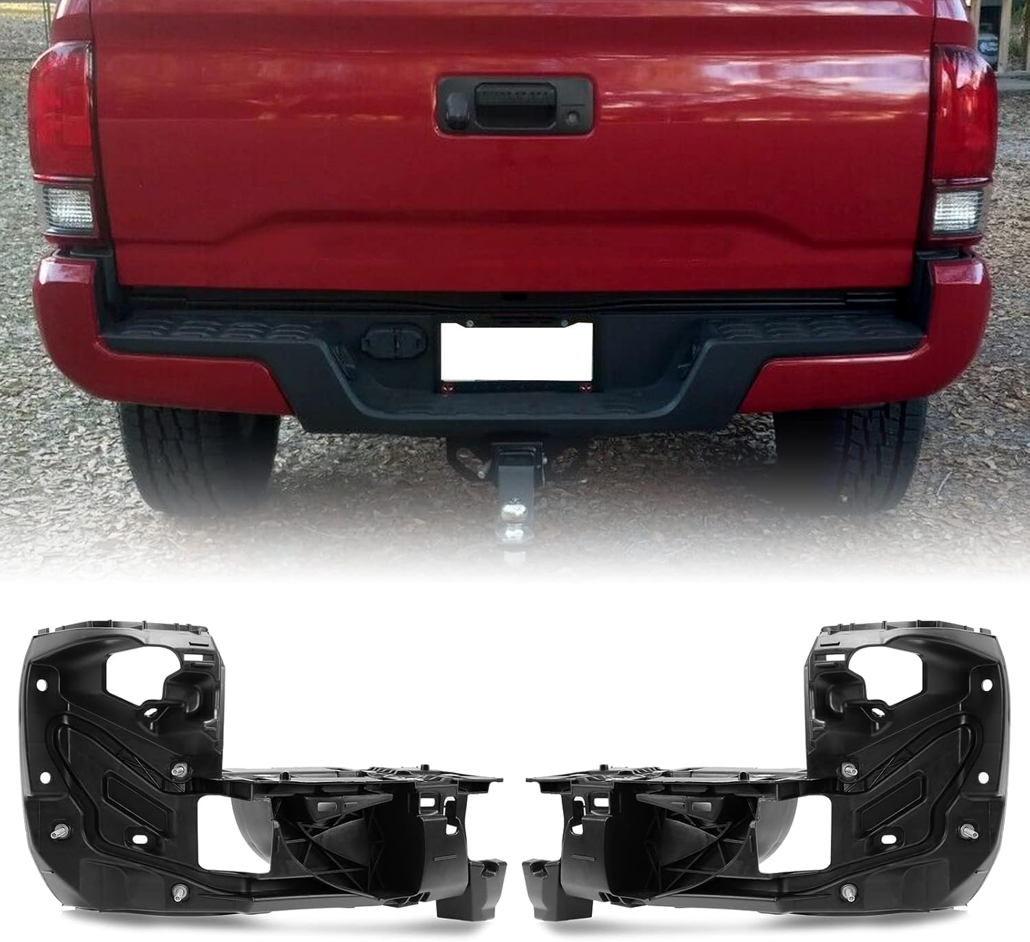Rear Bumper Outer Extension Insert Bracket for Toyota Tacoma