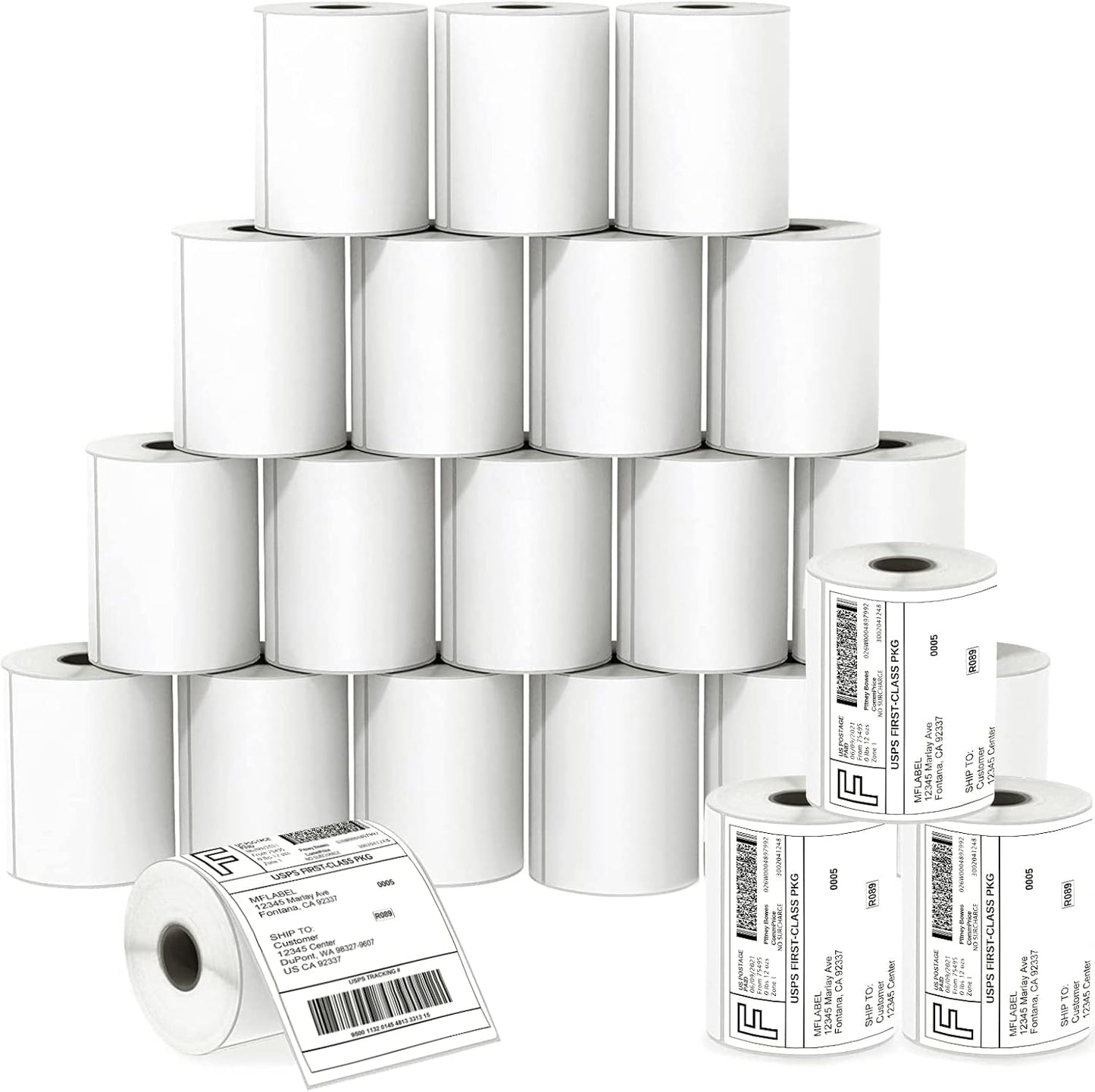 MFLABEL 4x6 Direct Thermal Shipping Labels for Efficient Shipping