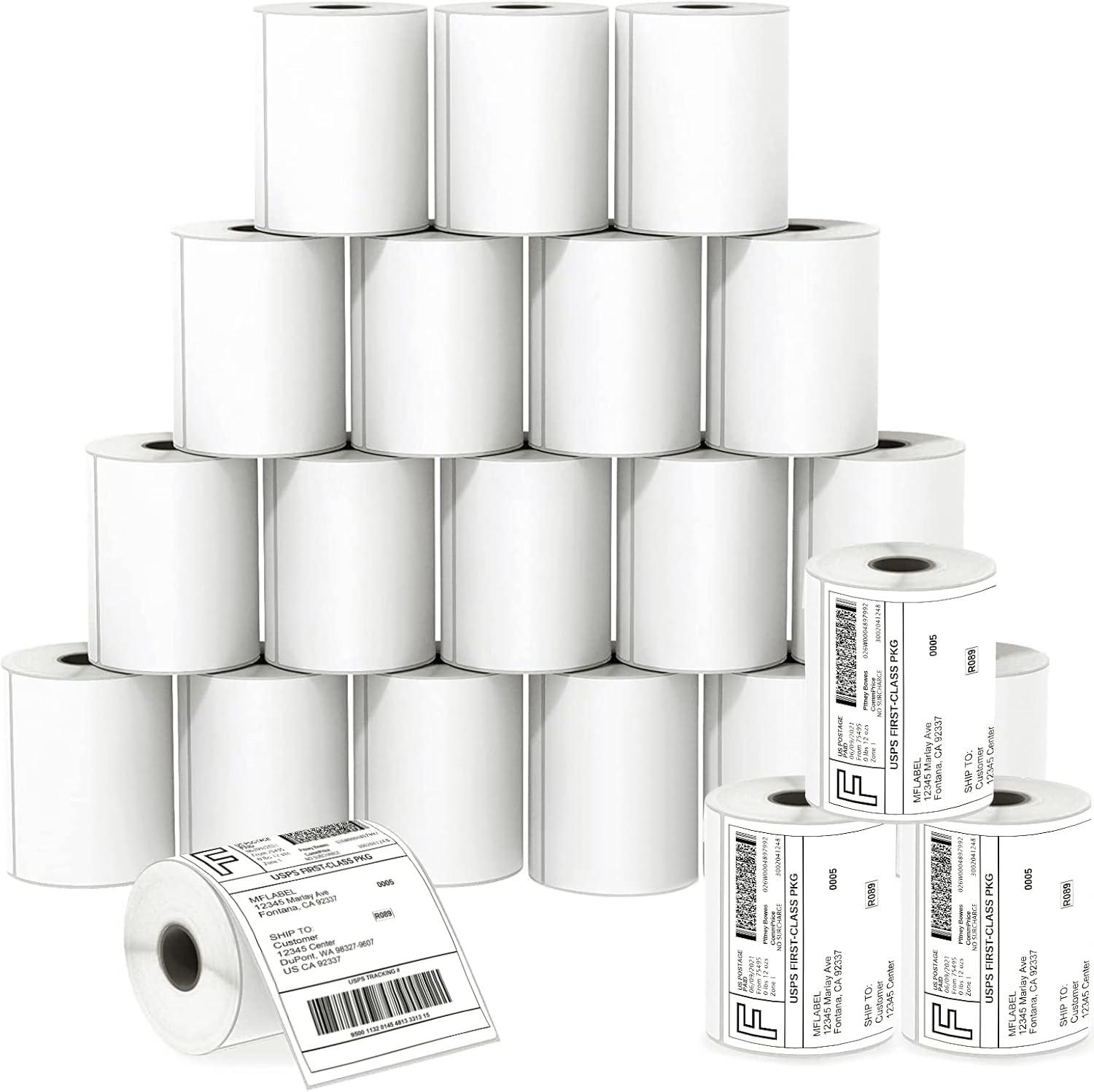 MFLABEL 4x6 Direct Thermal Shipping Labels for Efficient Shipping