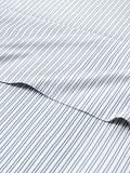 Blue and White Striped Sheets Queen Set - Soft, Deep Pocket