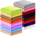 Kinlop 16 Pcs 30 x 40 in Baby Blankets Bulk - Soft Flannel Set