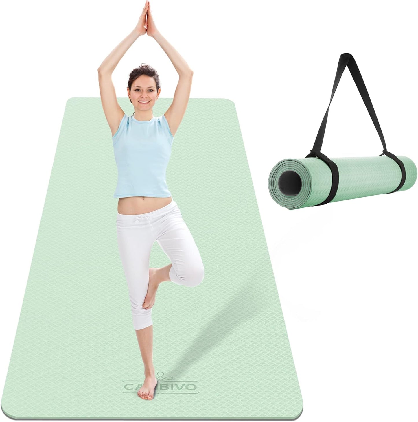 Extra Wide Yoga Mat for Comfort and Stability in Workouts