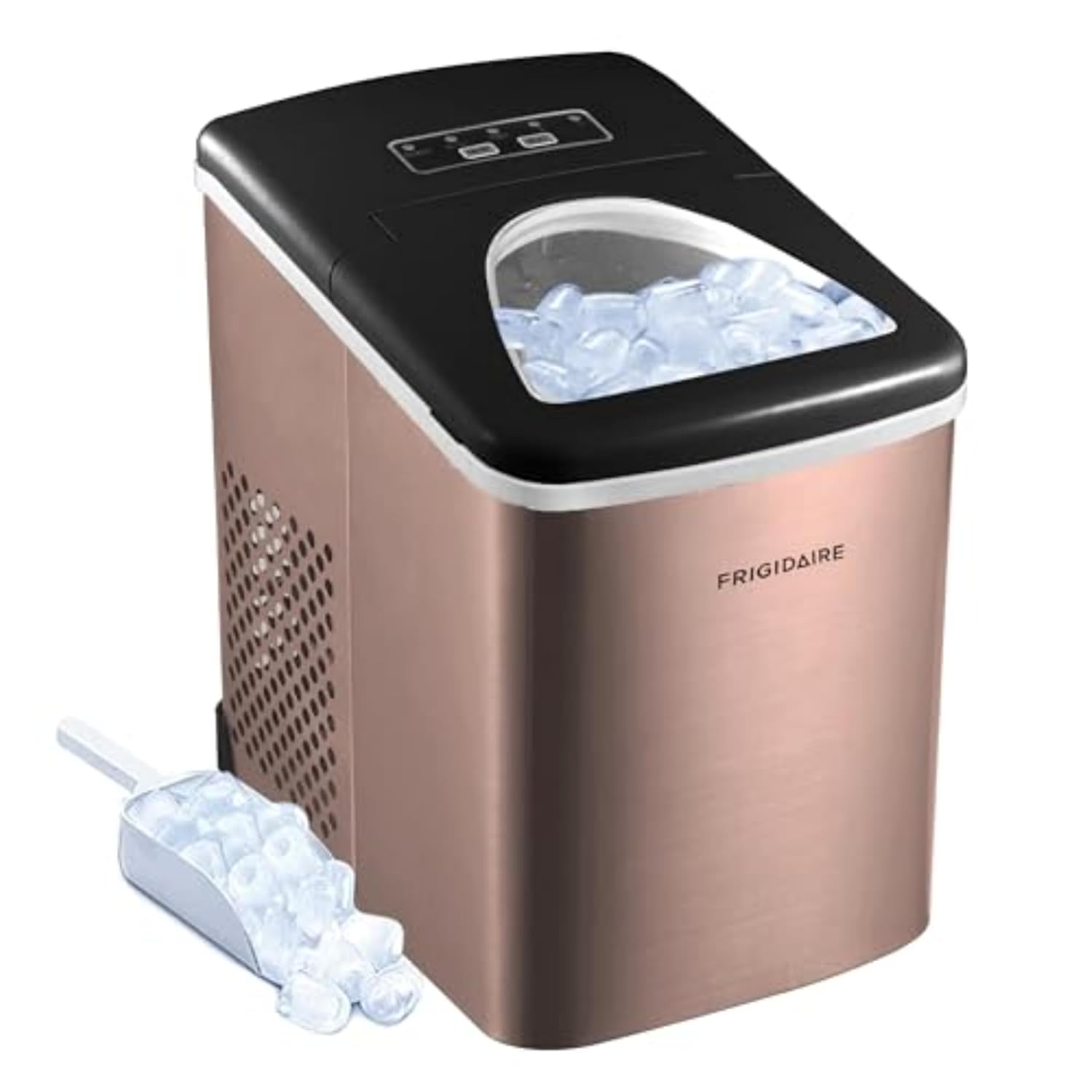 Frigidaire Stainless Steel Ice Maker for Fast Ice Production