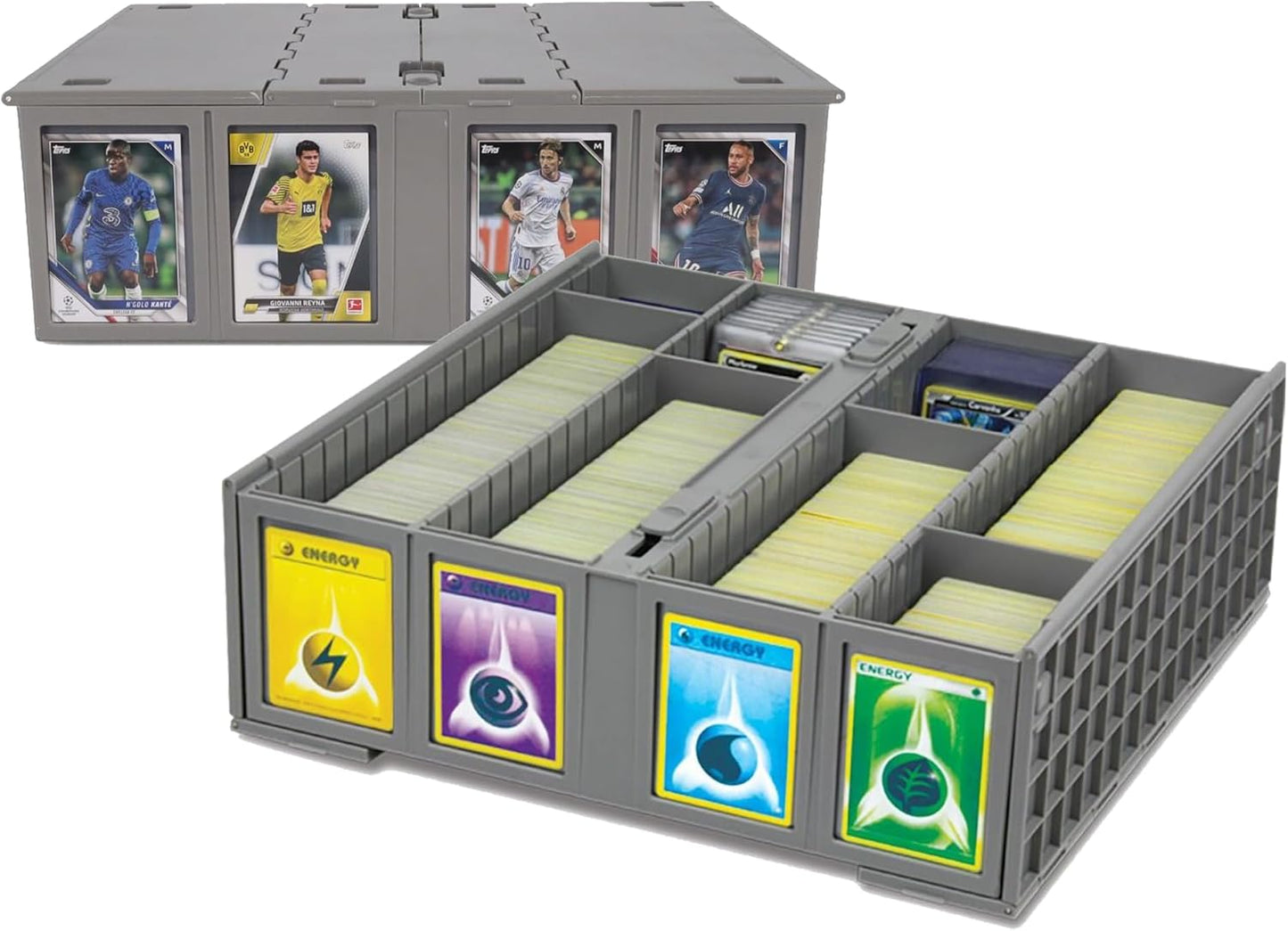 BCW Collectible Card Bin 2-Pack for 3200 Cards Each Storage
