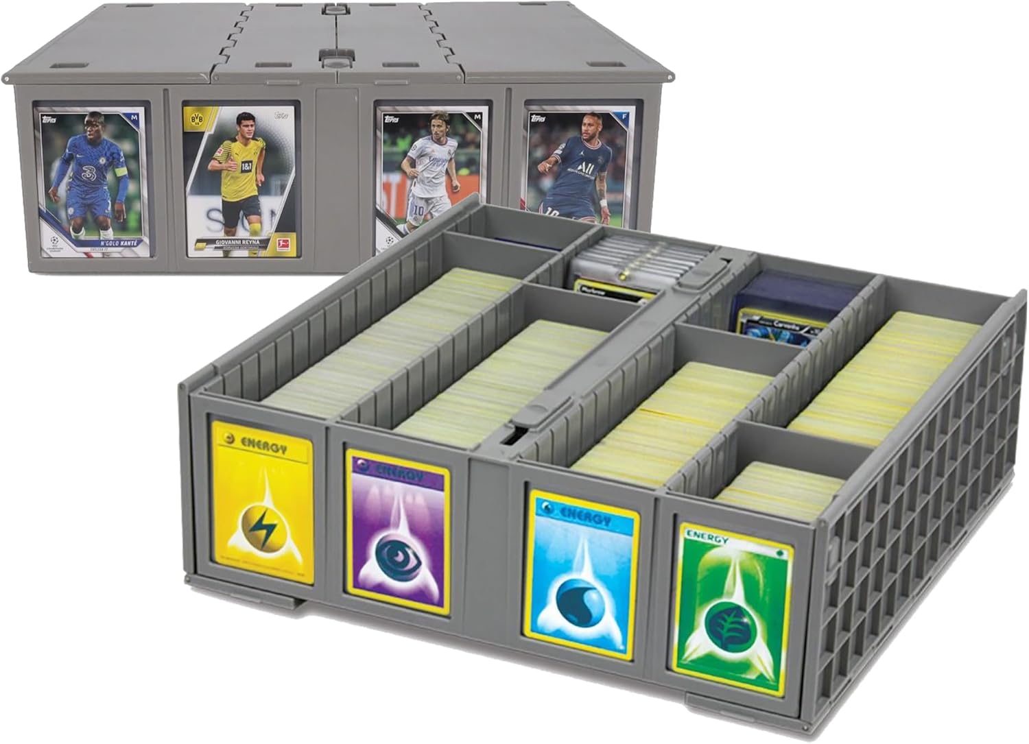 BCW Collectible Card Bin 2-Pack for 3200 Cards Each Storage