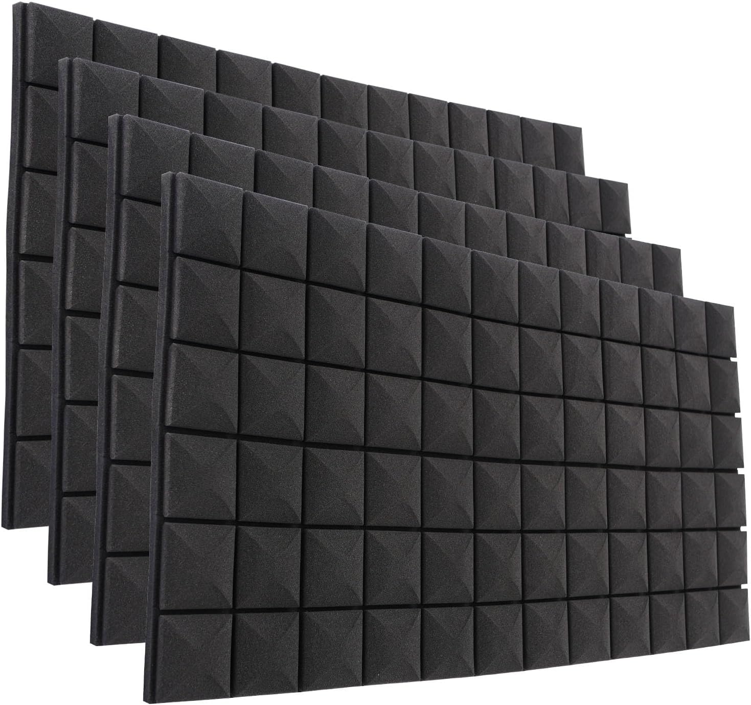 4 Pack Acoustic Foam Panels for Soundproofing and Echo Reduction