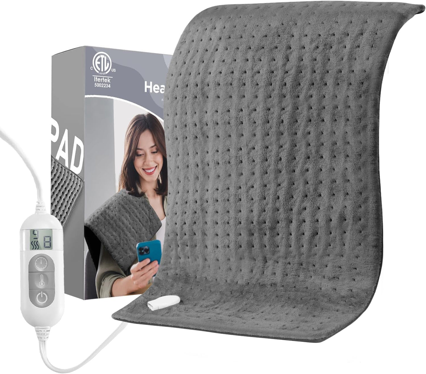 Mlivrom Fast Heating Pad - Pain Relief Champion