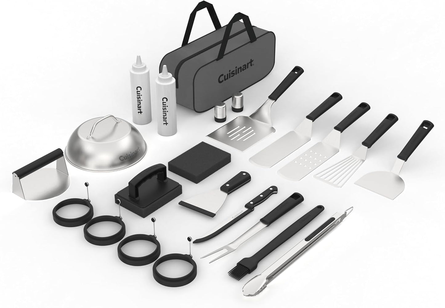 Cuisinart 24-Piece Griddle Tool Set for BBQ and Camping