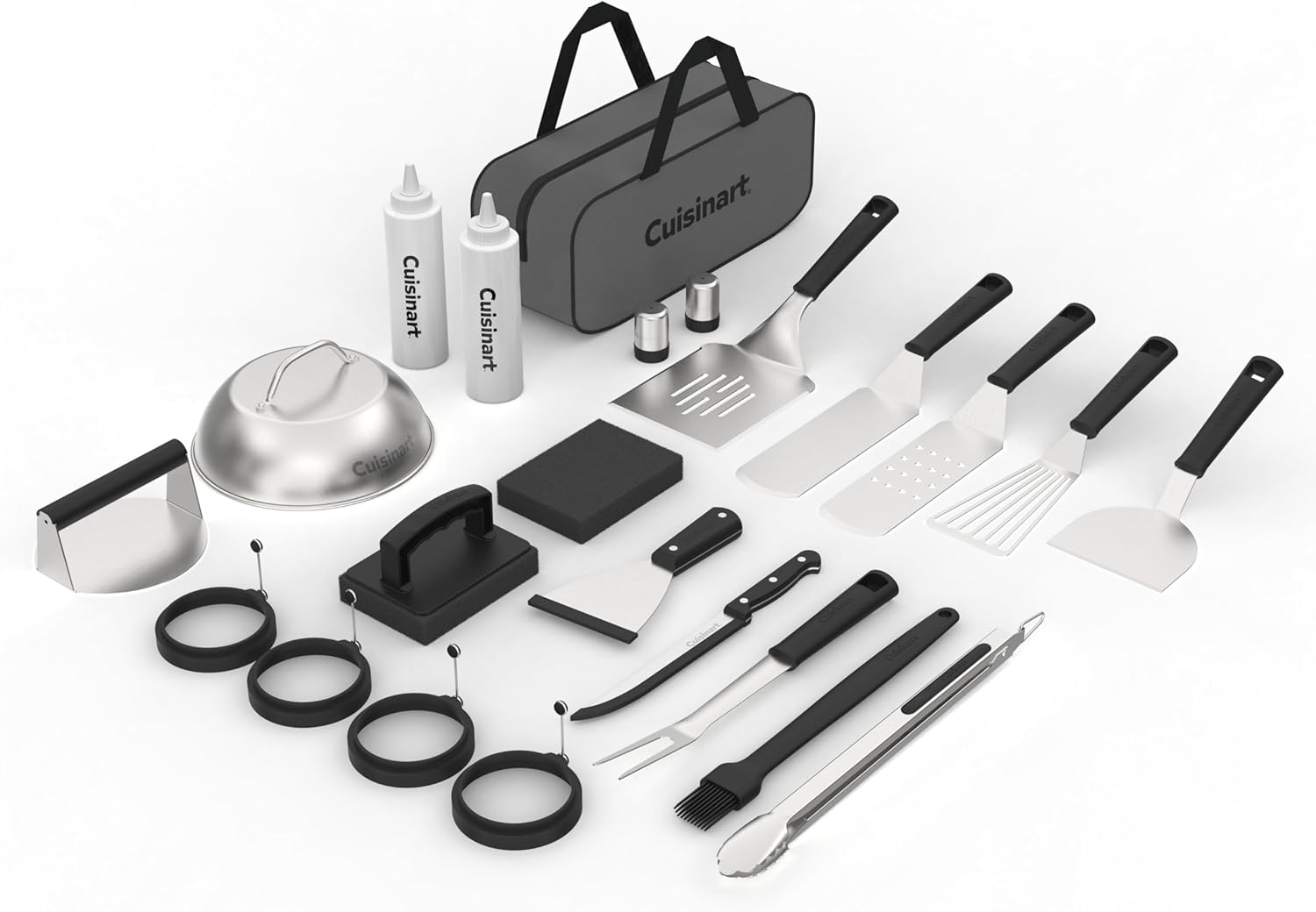 Cuisinart 24-Piece Griddle Tool Set for BBQ and Camping
