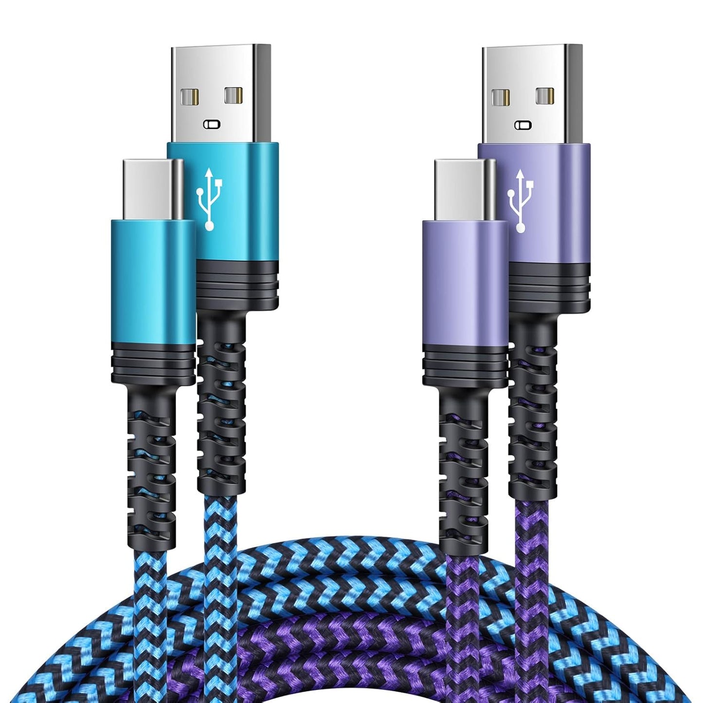 Fast Charge Your Samsung Galaxy & Motorola with Pukiou USB C Cable 2Pack