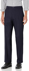 Relaxed Fit Khaki Lux Cotton Stretch Pants for Men - All-Day Comfort