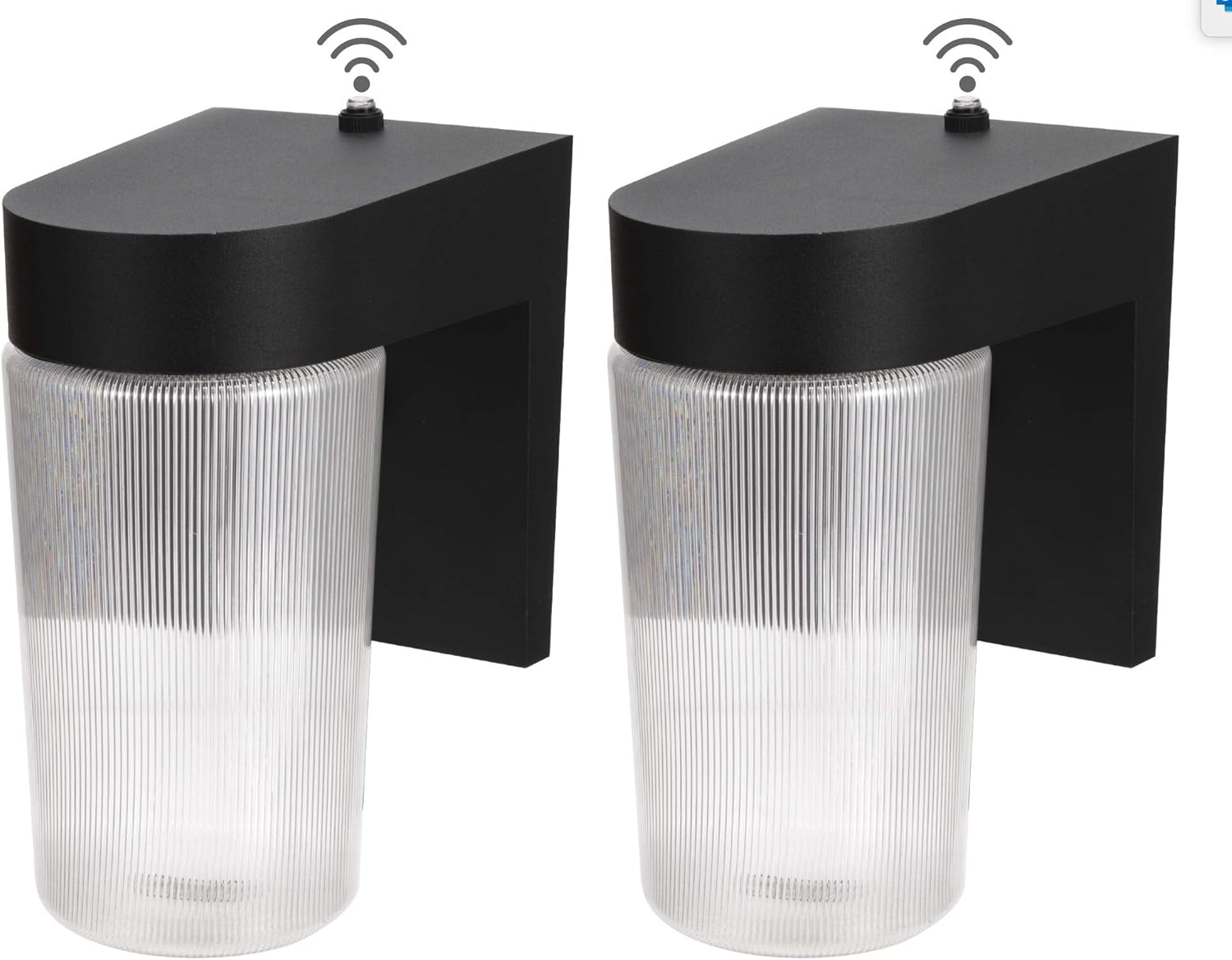 LIT-PaTH Dusk to Dawn Outdoor Wall Lantern for Home Security