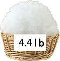 Cotton and Polyester Fiberfill Stuffing 4.4 lb - Snow White Batting