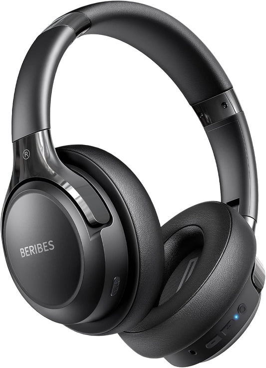 BERIBES Wireless Headphones: 65H Playtime, HiFi Stereo, Deep Bass