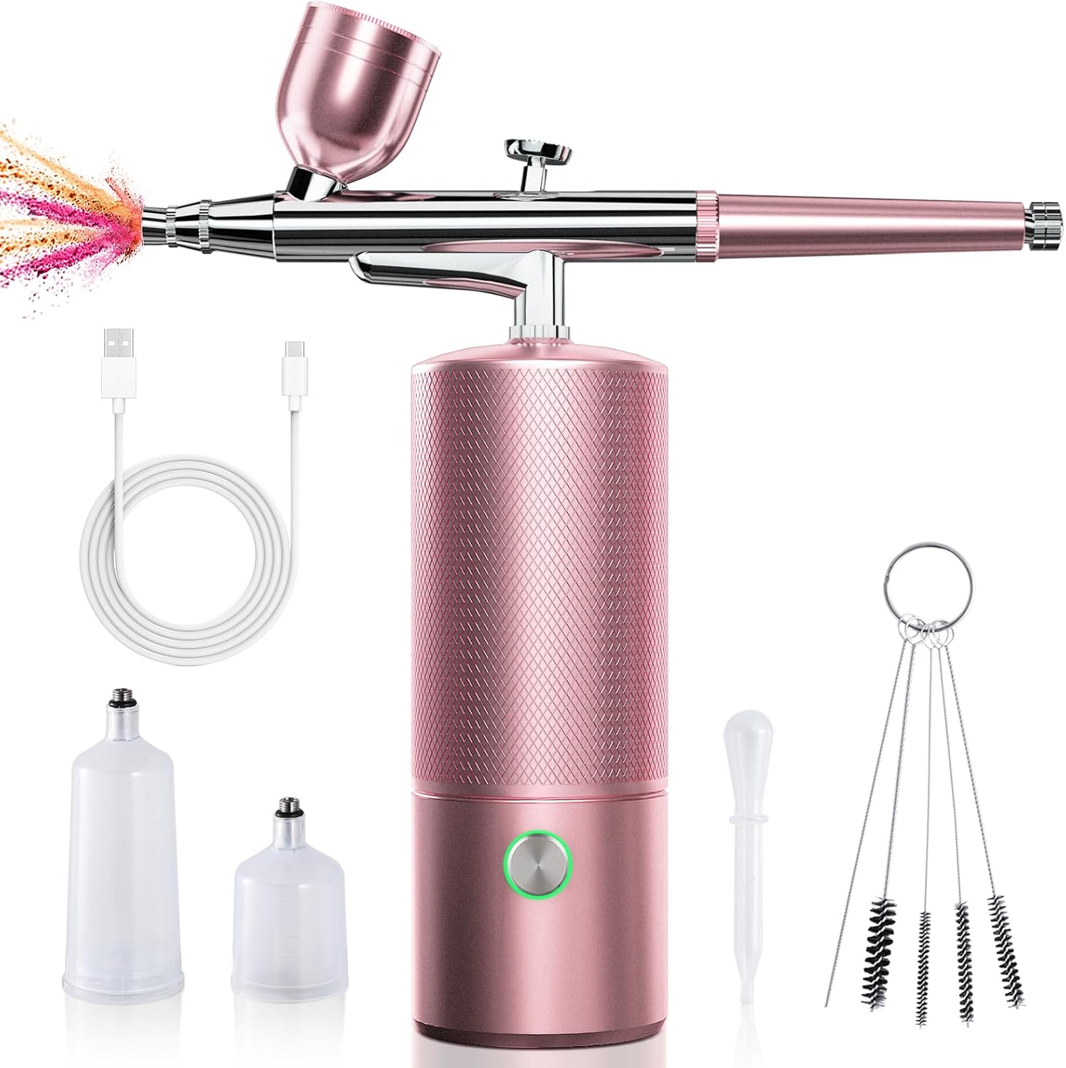 Portable Cordless Airbrush Kit - Fine Detailing On-The-Go!