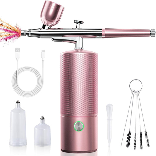 Portable Cordless Airbrush Kit - Fine Detailing On-The-Go!