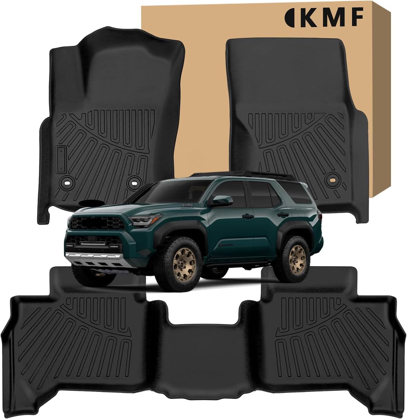 KMF Custom Fit Floor Mats for Toyota 4Runner 2025 - All Weather