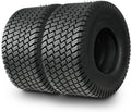 TRIPOWER 20x10.00-8 Lawn Mower Tires - Turf-Friendly 4PR Set