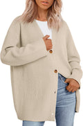 LILLUSORY Women Oversized Cardigan Sweater - Cozy Fall Layering