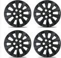 Mayde 16-In Hub Caps Replacement for Nissan Sentra - Matte Black