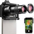 2 in 1 Phone Camera Lens Kit - 6X Telephoto & 150mm Macro