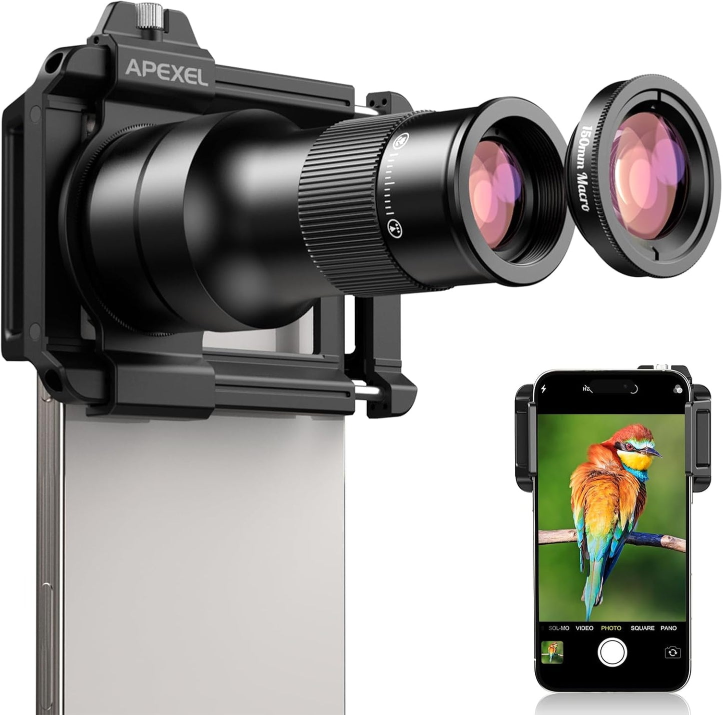 2 in 1 Phone Camera Lens Kit for Enhanced Photography Experience