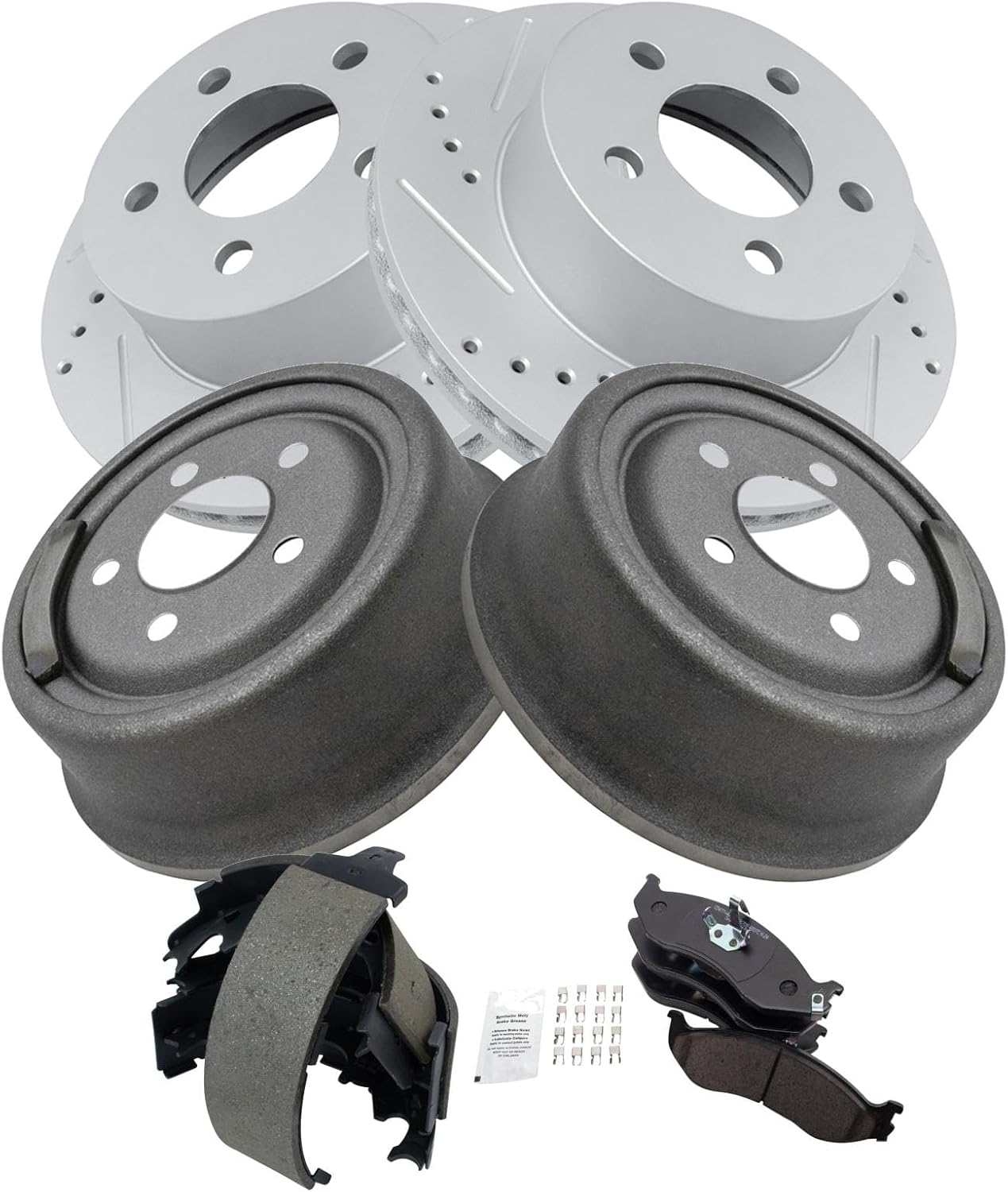Premium G-Coated Brake Pad & Rotor Kit for Jeep Cherokee & Wrangler
