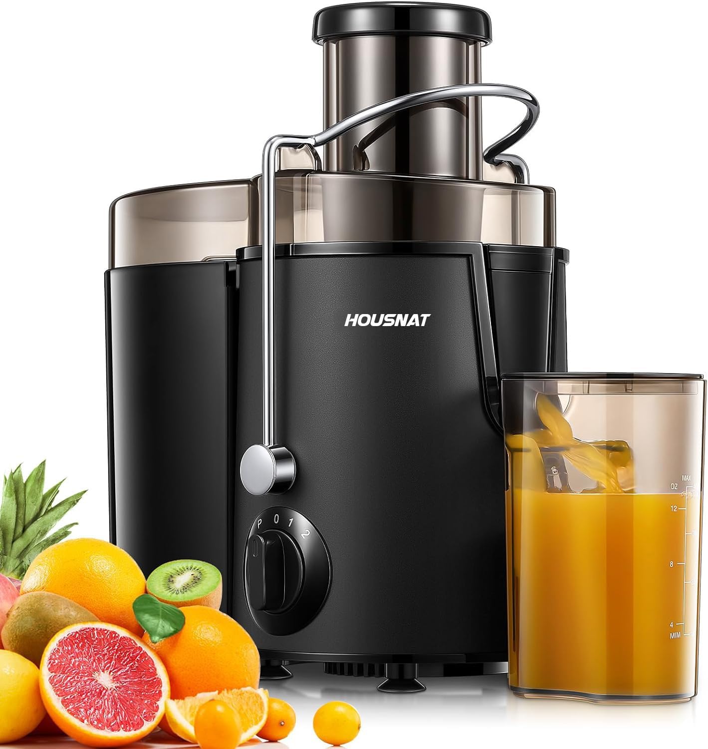 Juicer Machines for Whole Fruits and Vegetables with 3-Speed Setting