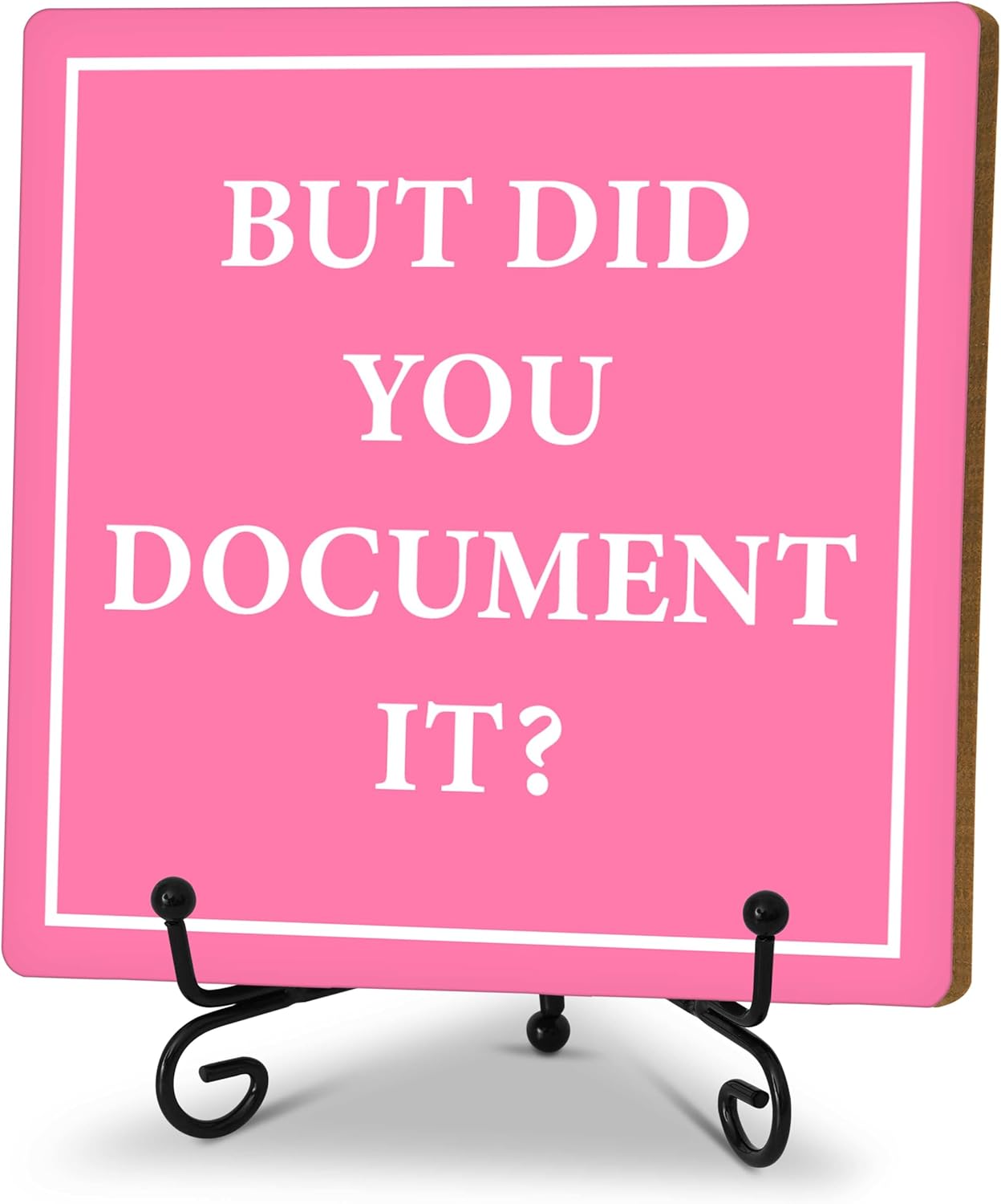 Stay Organized in Style with Pink Desk Sign - OXRUN