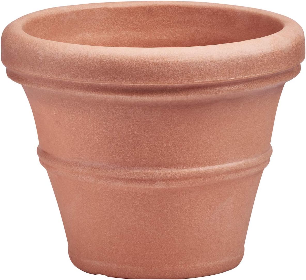 Brunello Classic Rolled Rim Planter Pot for Indoor and Outdoor Use