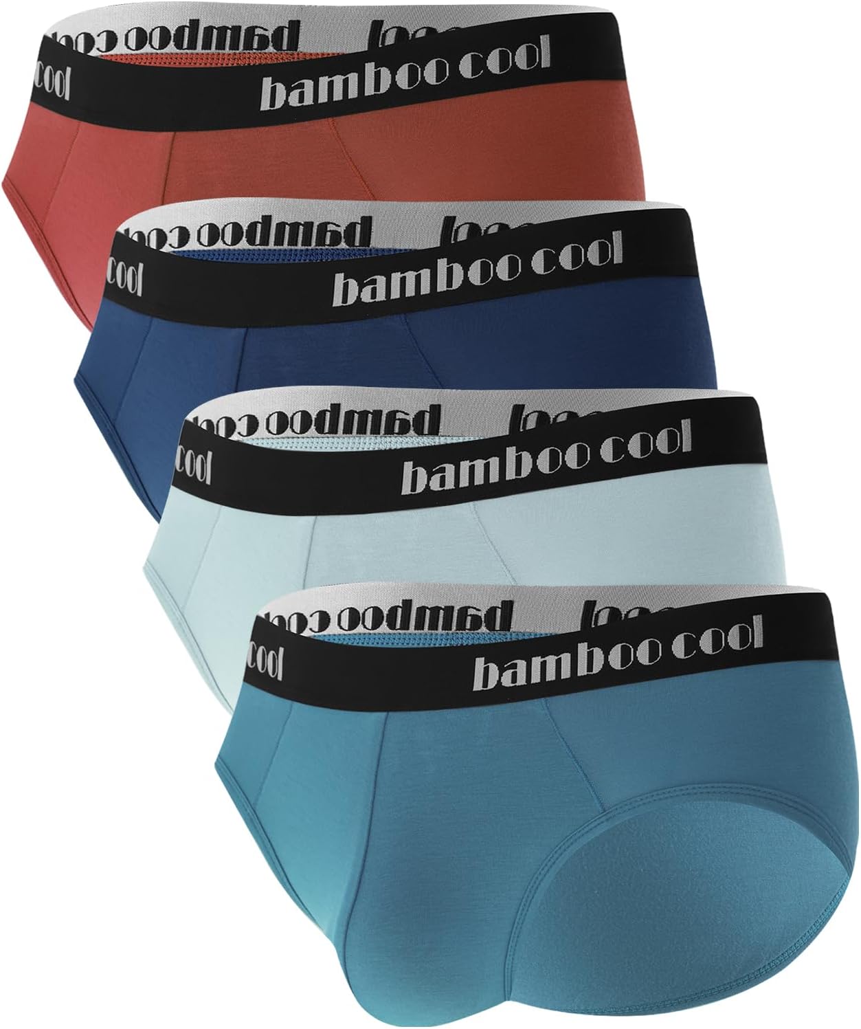 Men's Tagless Briefs with Comfort Soft Underwear and Pouch