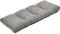 40x15x3in Grey Bench Cushion - Non-Slip Foam Pad baibu