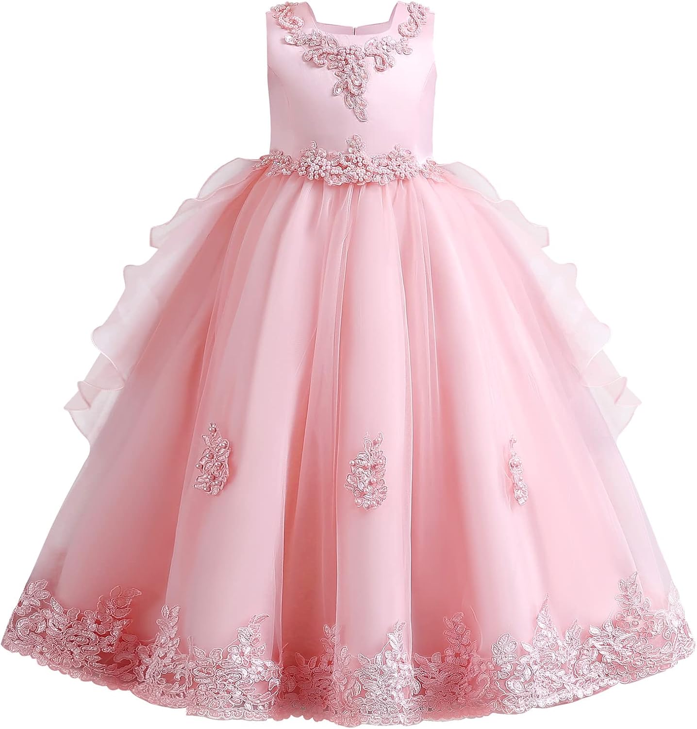 Elegant Flower Girl's Dress for Weddings and Special Occasions