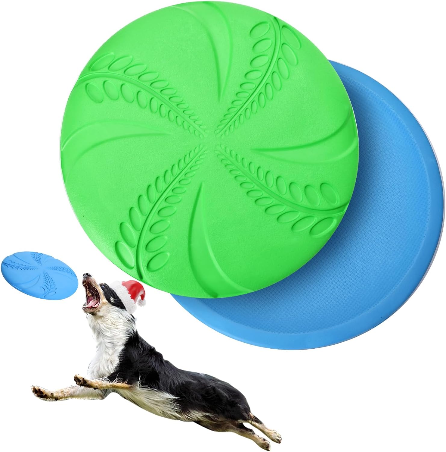 Nobleza 2 Pack Flying Disc Set for Dogs, Long-Distance Fetch Fun!